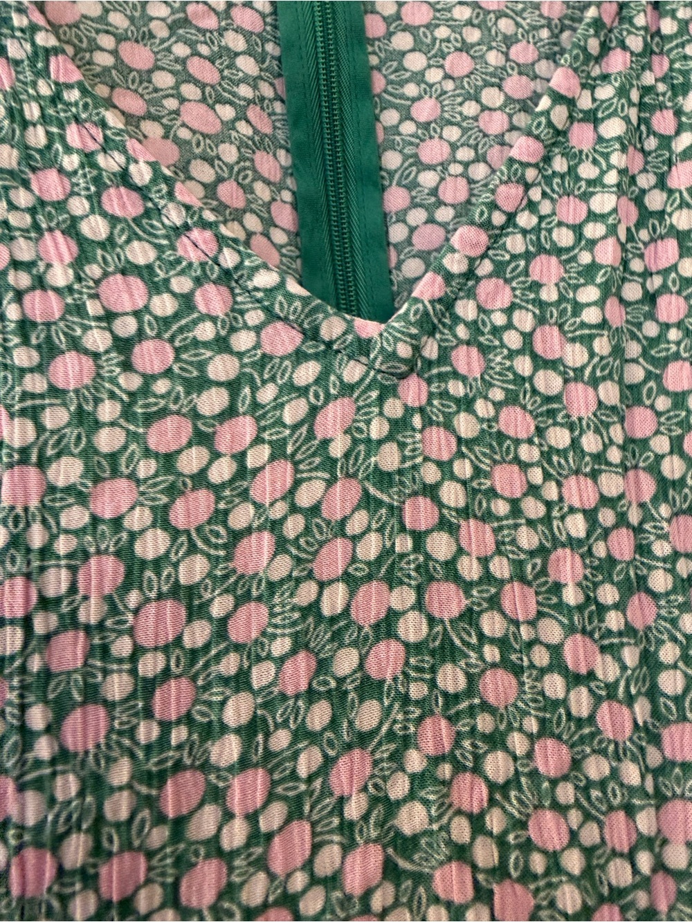 Boden size 12 R Green and Pink Floral Maxi Dress